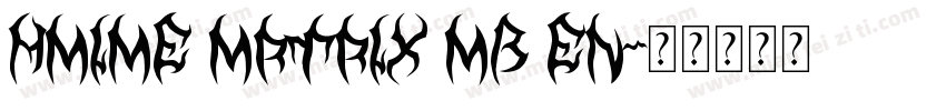HMIME MRTRIX MB EN字体转换
